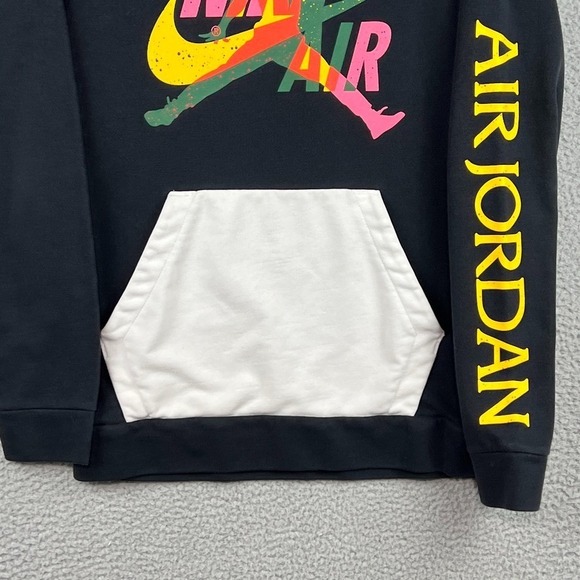 Nike Air Jordan Hoodie Adult Medium Jumpman Spellout Pullover CK2852-011 - Picture 3 of 11